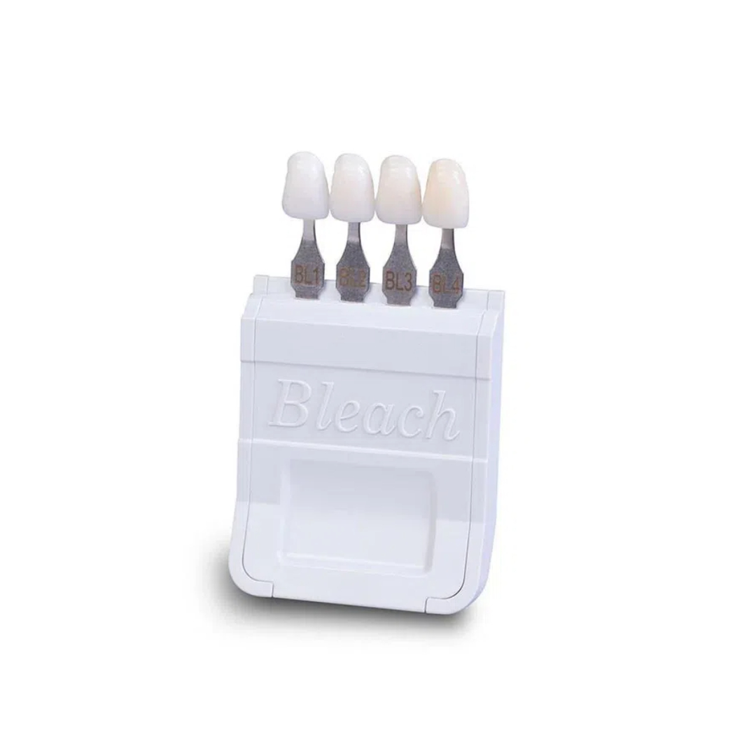 Teeth Whitening/Bleaching - 4-kolorowy przewodnik odcieni do wybielania zębów
