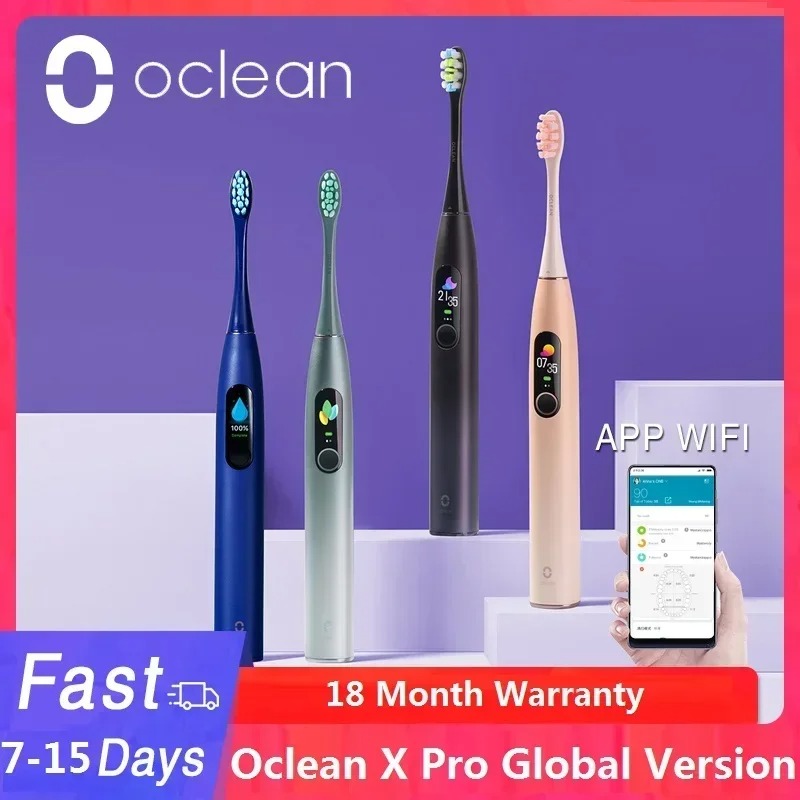 Teeth Whitening Toothbrush - Elektryczna szczoteczka soniczna Oclean X Pro