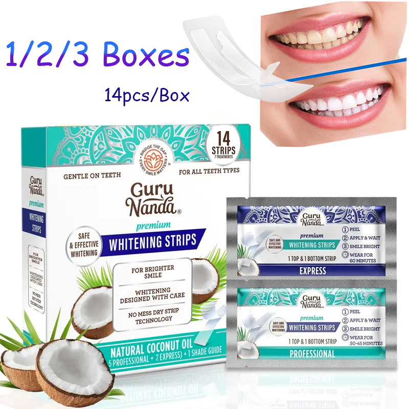 Teeth Whitening Strips Permanent - 14 szt./pudełko Paski do wybielania zębów