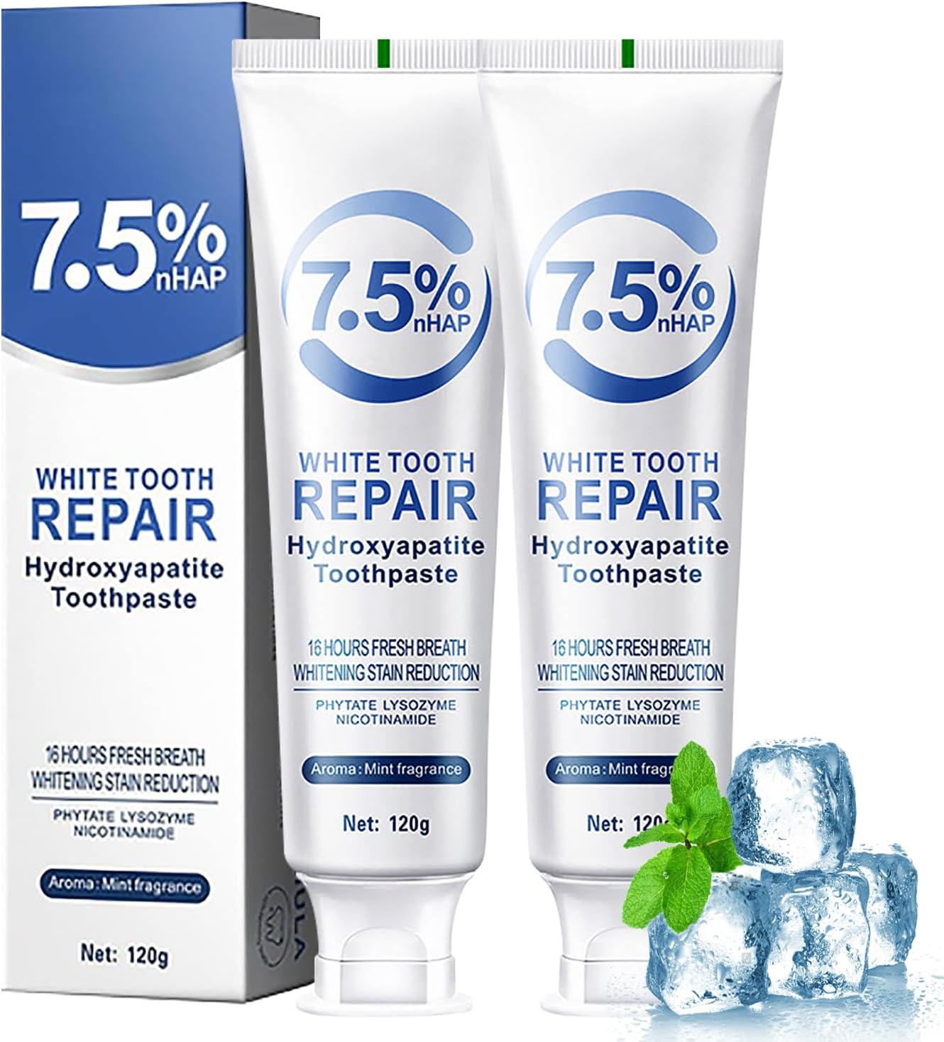 Hydroxyapatite Toothpaste - 1/2 szt. Pasta do zębów z
