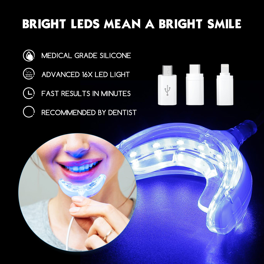 Teeth Whitening Blue Light - Luxsmile Smart LED wybielanie zębów przenośne
