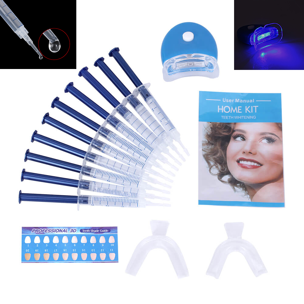 Teeth Whitening Hydrogen Peroxide - 1 zestaw Wybielanie zębów 44% Peroksyd