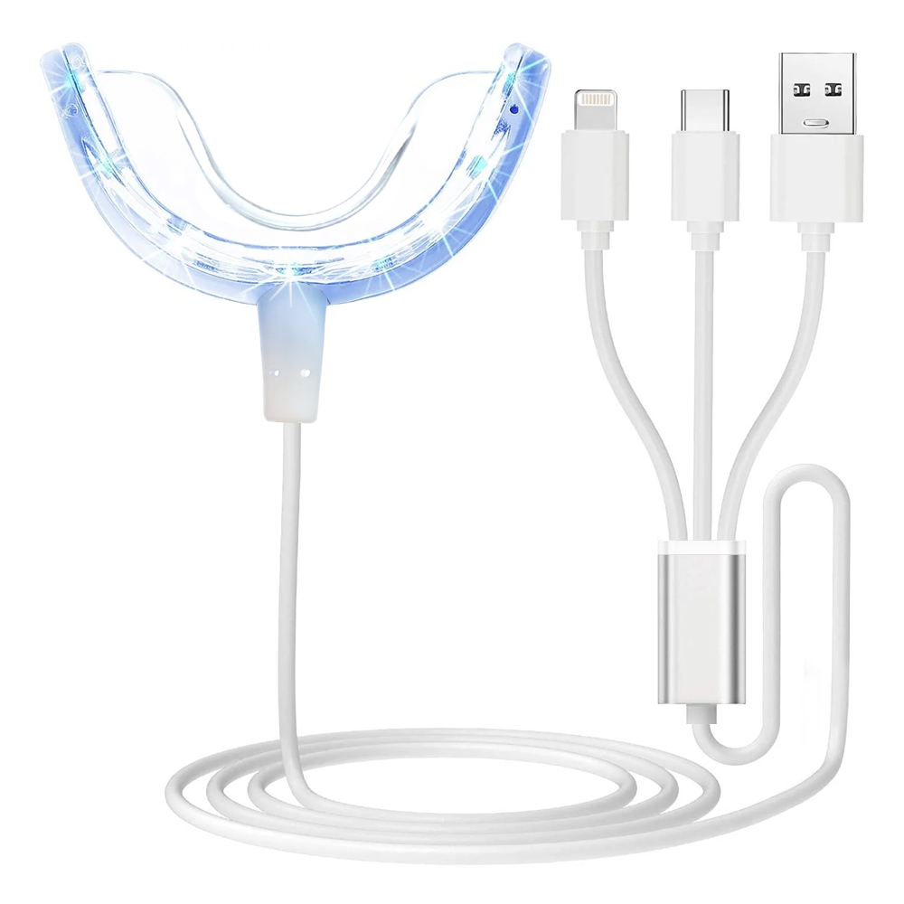Teeth Whitening Blue Light - Światło akceleratora wybielania zębów, 16x mocniejsze