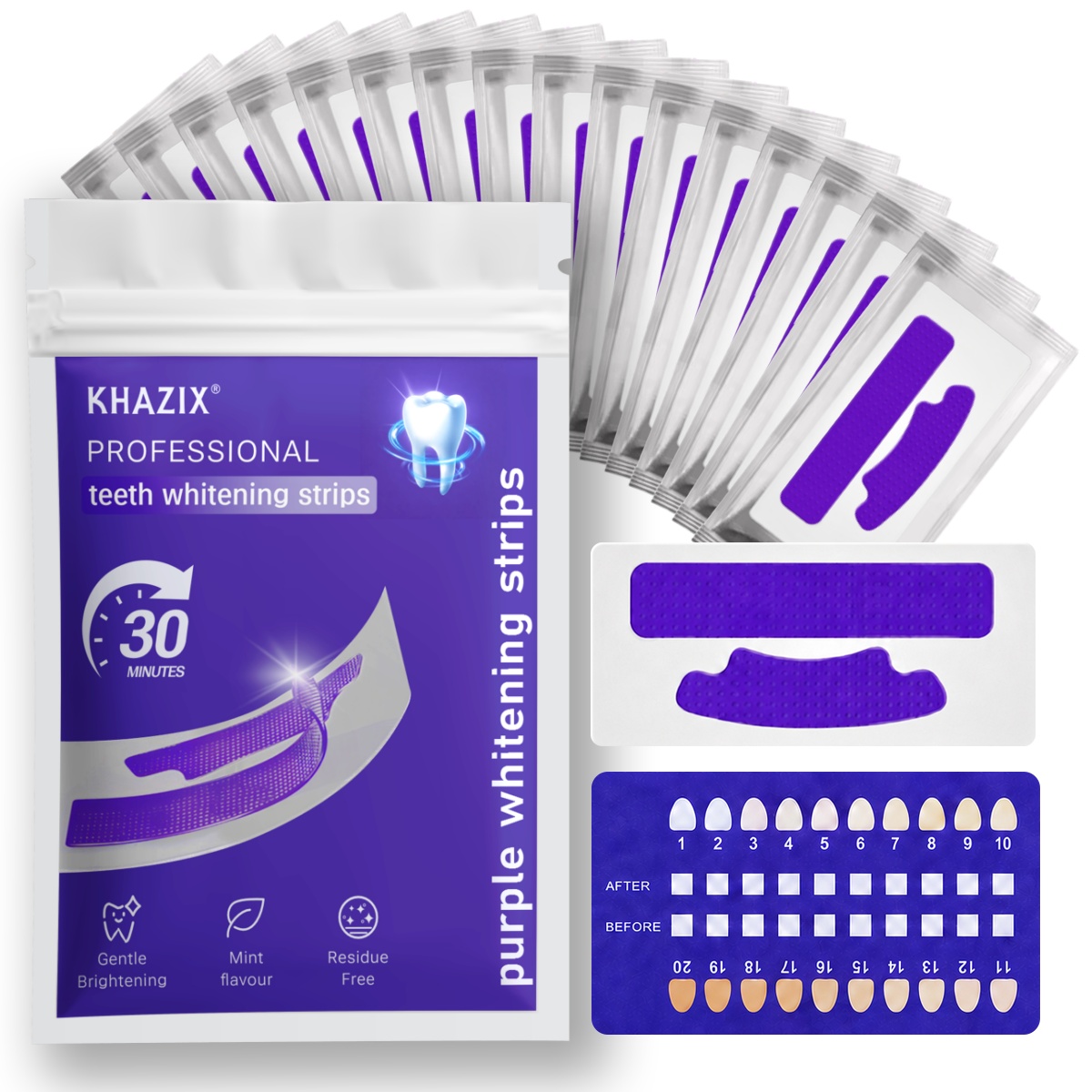 Teeth Whitening Strips Permanent - 7 szt. Pasków do wybielania zębów