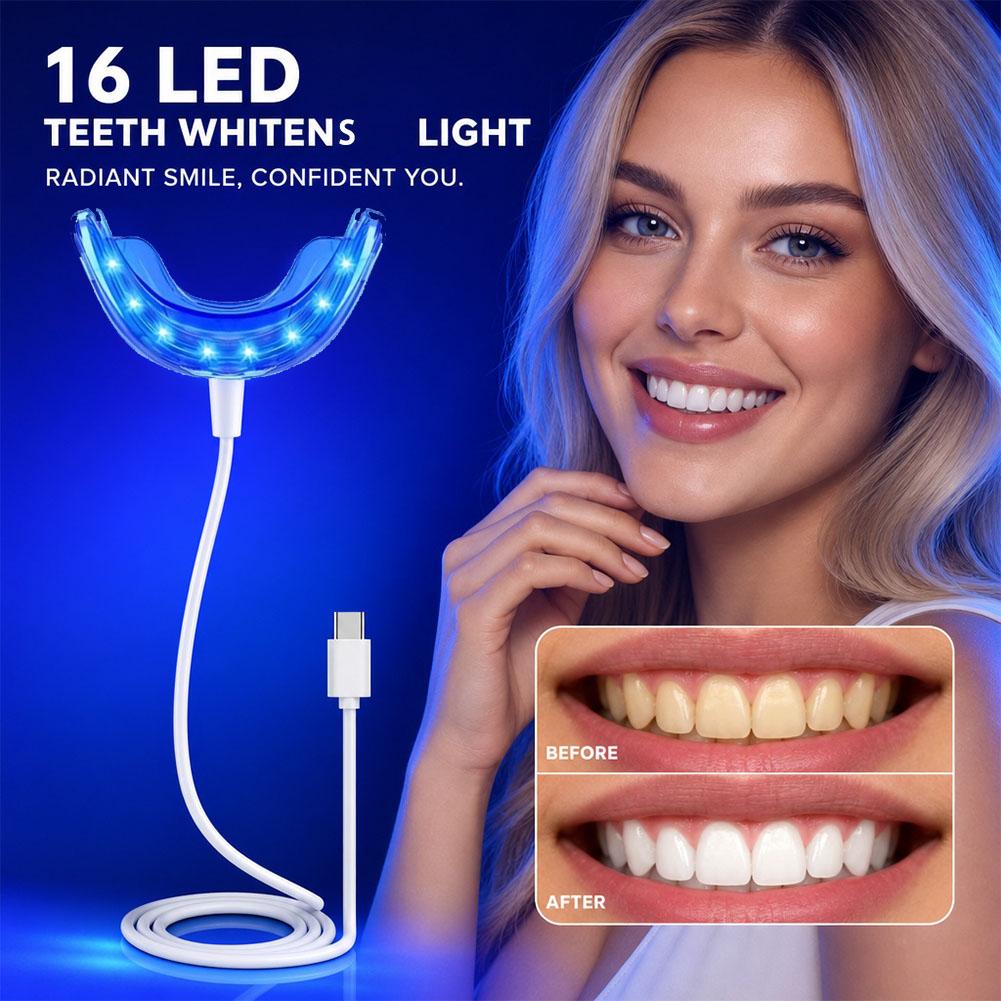 Teeth Whitening Blue Light - Akcelerator wybielania zębów, inteligentne niebieskie światło