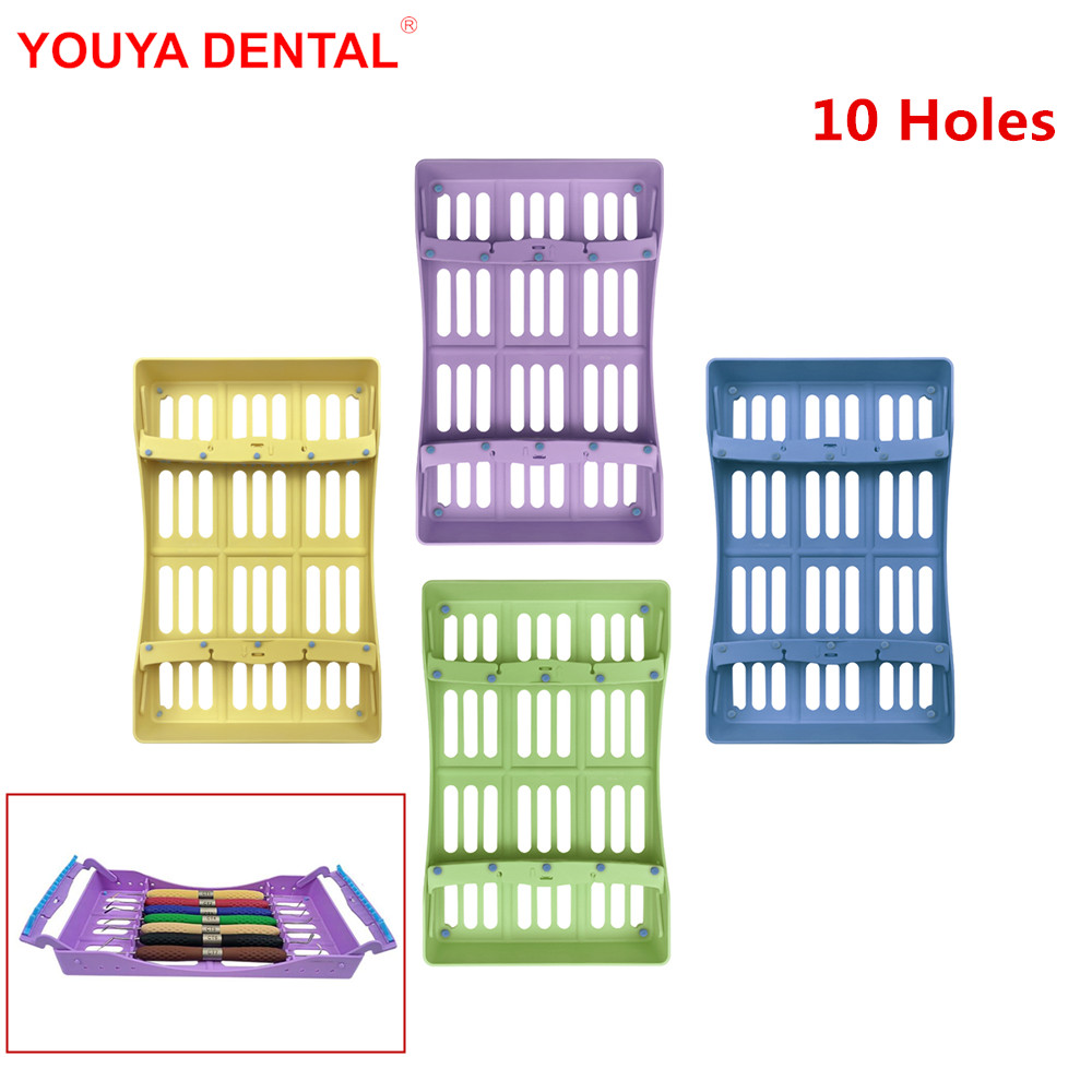 Teeth Whitening Trays - 10 otworów Plastikowe pudełko do sterylizacji