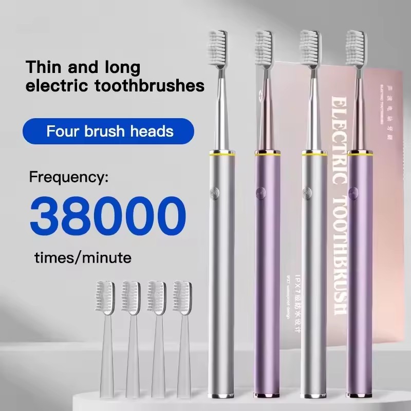 Teeth Whitening Toothbrush - Elektryczna szczoteczka soniczna do zębów, metalowy