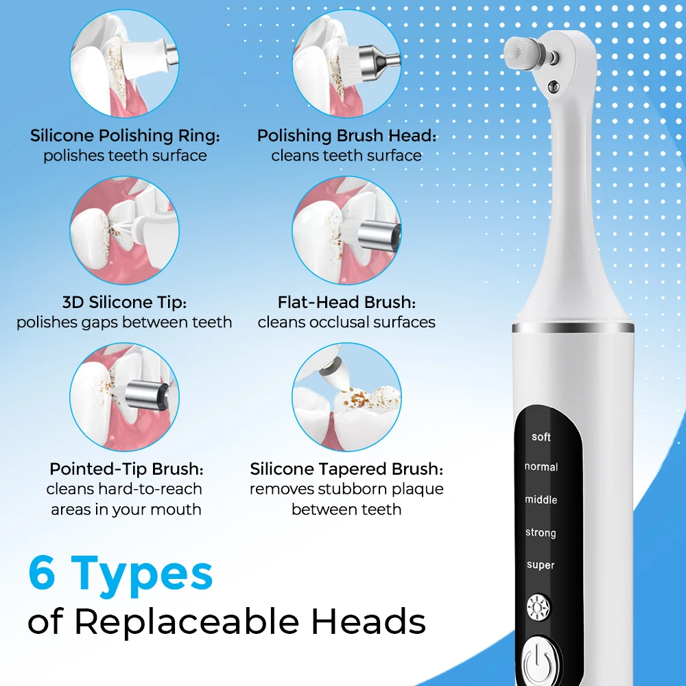 Elektryczny polerka do zębów,  – Teeth Whitening Led Light recenzja i cena