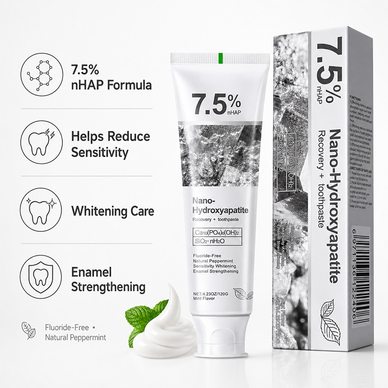 5/6 szt. 7,5% nHAP Nano Hydrox – Hydroxyapatite Toothpaste recenzja i cena