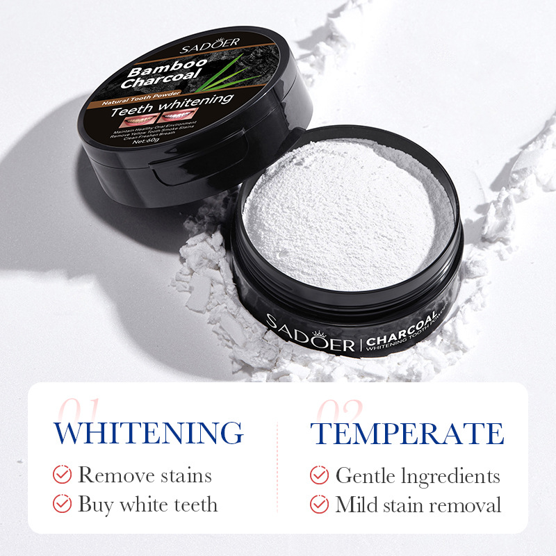 Bambusowy węgiel aktywny, pros – Teeth Whitening Charcoal recenzja i cena