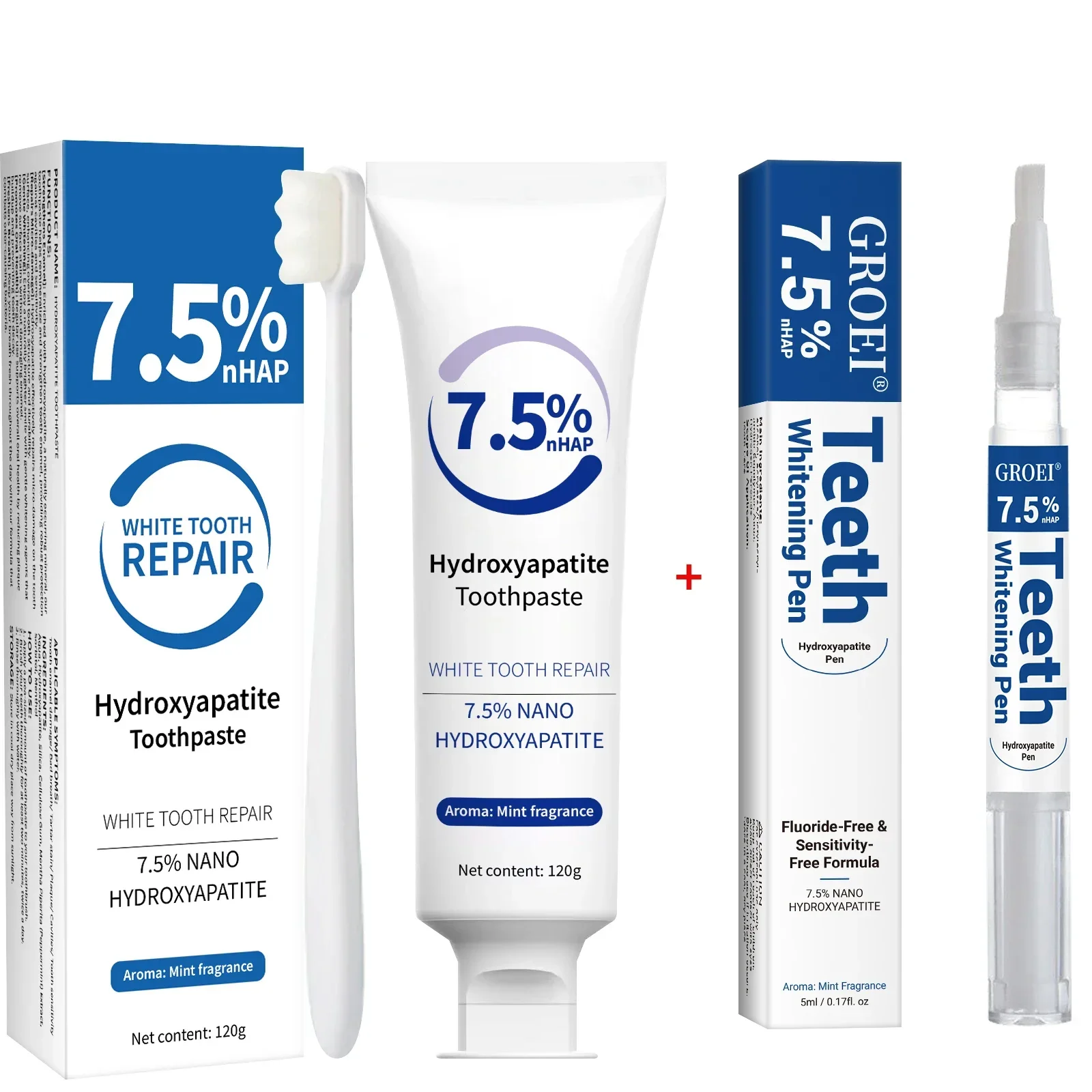 Zestaw: pasta do zębów i pisak – Hydroxyapatite Toothpaste recenzja i cena