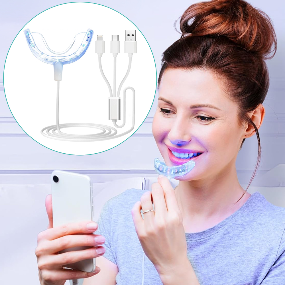 Światło akceleratora wybielani – Teeth Whitening Blue Light recenzja i cena