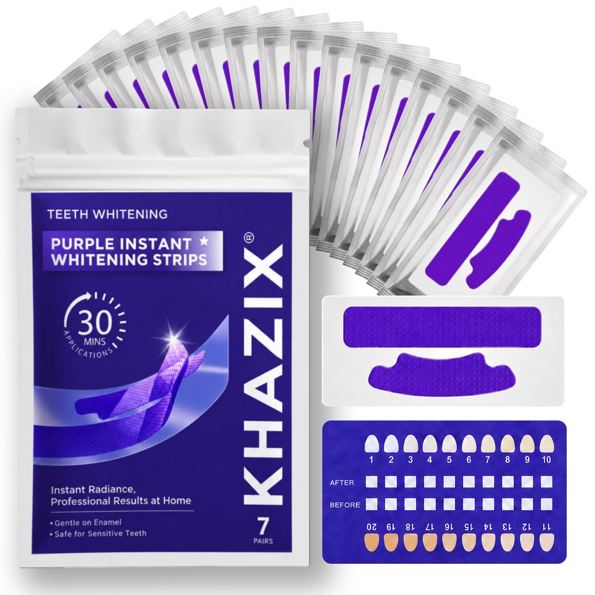 1/7 Par Pasków do Wybielania Z – Teeth Whitening Strips Permanent recenzja i cena