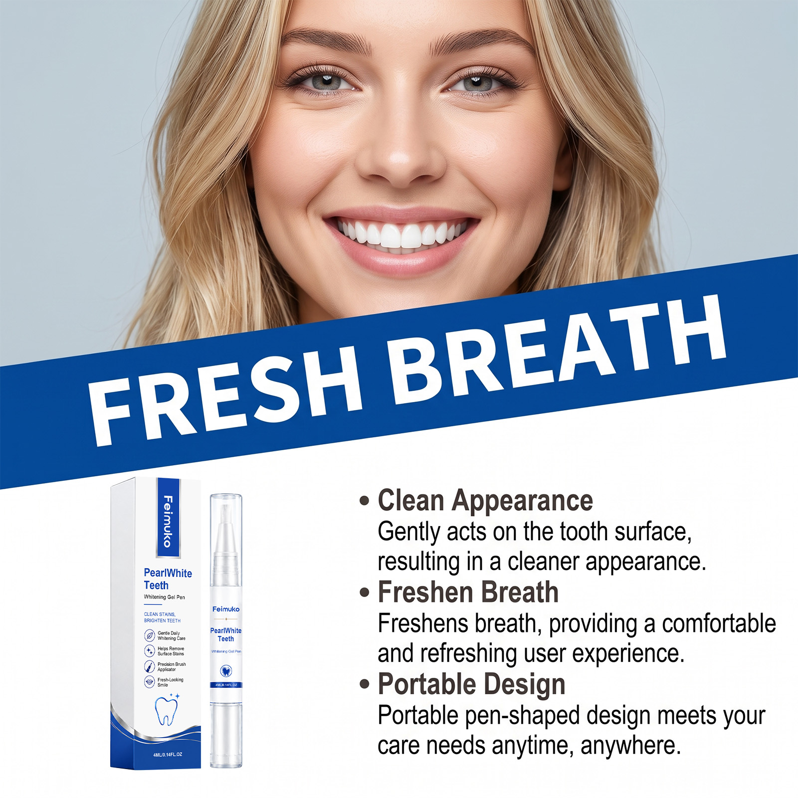 Przenośny żelowy długopis do w – Teeth Whitening Hydrogen Peroxide recenzja i cena