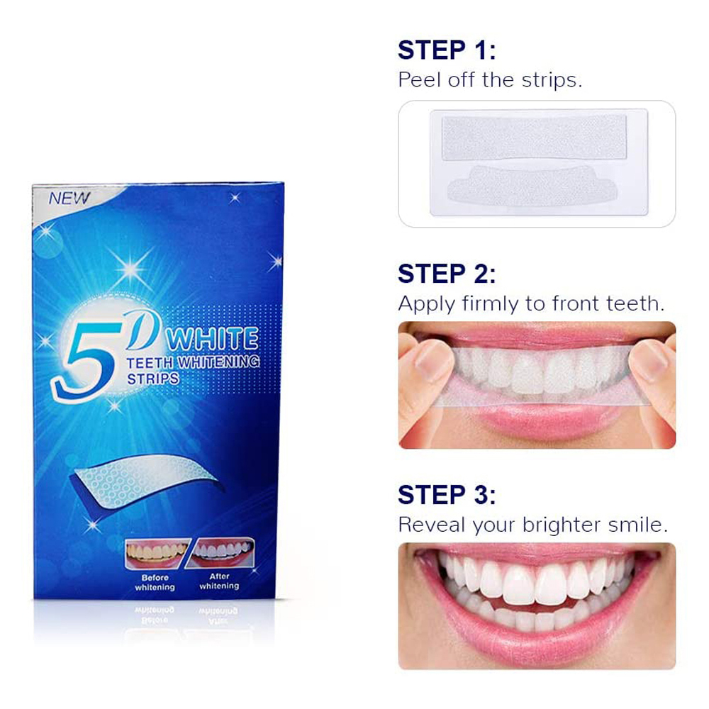 Paski do wybielania zębów 5D,  – Teeth Whitening Procedure recenzja i cena